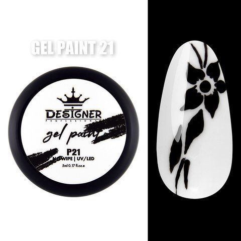 Гель-краска для дизайна Designer Professional Gel Paint No Wipe 21, 5 мл DP-GP-21 фото