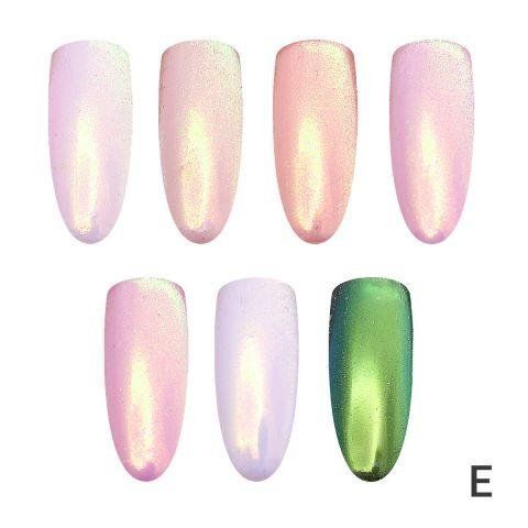 Втирка для ногтей единорог Global Fashion, Unicorn Powder GT04 фото