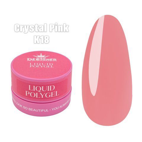 Рідкий полігель Designer Professional Liquid Polygel K18, в банці 30 мл DP-PL30-K18 фото