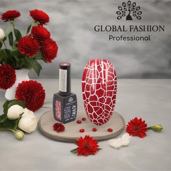 Гель-лак с эффектом кракелюра Global Fashion Crack&nbsp;#8, 8 мл 18218 фото