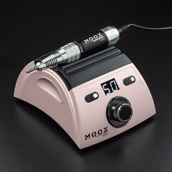 Фрезер для манікюру і педикюру MOOX X310 50 000 об / хв 70W Рожевий Moox-310-R фото