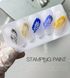 Лак для стемпінгу SAGA Professional Stamping paint, sticky, White, 8 мл SAGA-STPNT-SW фото 7