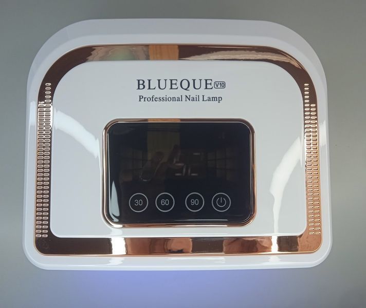 Аккумуляторная UV/LED лампа для сушки ногтей BlueQue BQ V10, 120 ВТ, Бронза BQ-V-10B фото