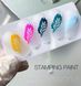 Лак для стемпінгу SAGA Professional Stamping paint, sticky, White, 8 мл SAGA-STPNT-SW фото 8