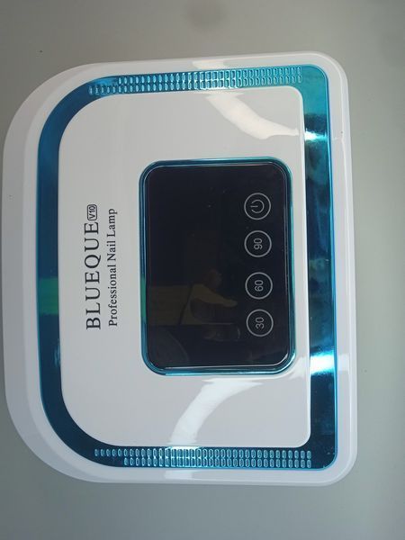 Аккумуляторная UV/LED лампа для сушки ногтей BlueQue BQ V10, 120 ВТ, Зеленый BQ-V-10G фото