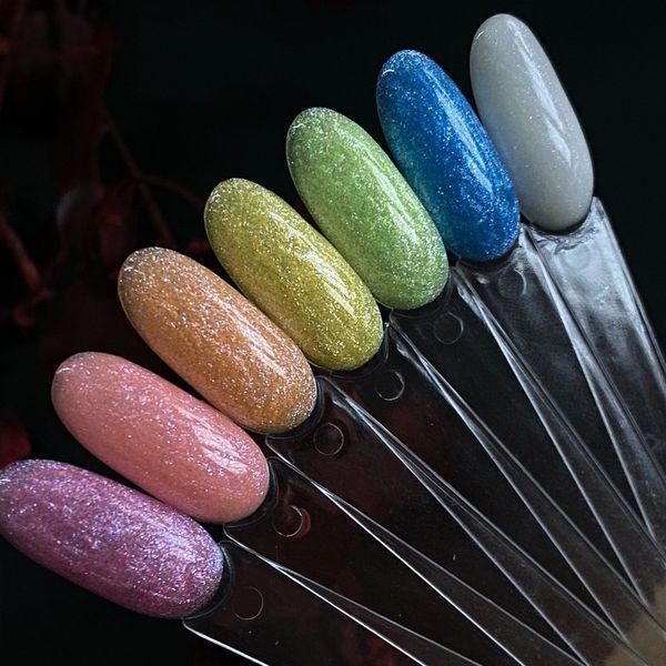 Базовое покрытие с шиммером SAGA Professional Base Shimmer Chameleon #7, 15 мл SAGA-SCHA-07 фото