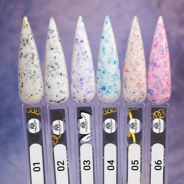 Базове покриття Global Fashion Marble rubber base 01, 8 мл 16300 фото