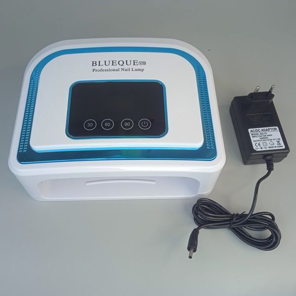 Аккумуляторная UV/LED лампа для сушки ногтей BlueQue BQ V10, 120 ВТ, Зеленый BQ-V-10G фото