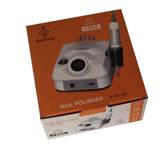 Фрезер для маникюра Bee Nails BN-335, 30 Вт, 45&nbsp;000 об/мин, Розовый BN-335-P фото