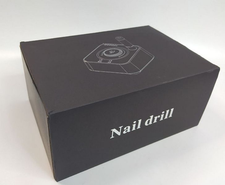 Фрезер для манікюру та педикюру Nail Drill UV-601 48 Вт 40&nbsp;000 об/хв Чорний UV-601B фото