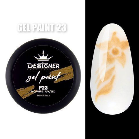 Гель-краска для дизайна Designer Professional Gel Paint No Wipe 23, 5 мл DP-GP-23 фото