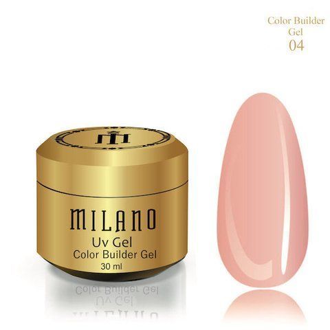 Гель для нарощування Milano Color Builder Gel 04, 30 мл С-000009508 фото