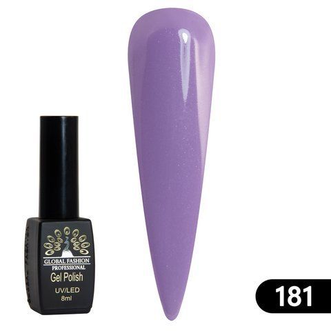 Гель-лак Global Fashion BLACK ELITE 181, 8 мл 2500 фото