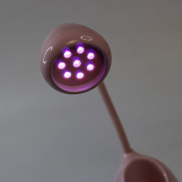 Настільна акумуляторна UV/LED-лампа для сушіння нігтів YC-05, 36 Вт, Рожева YC-05P фото