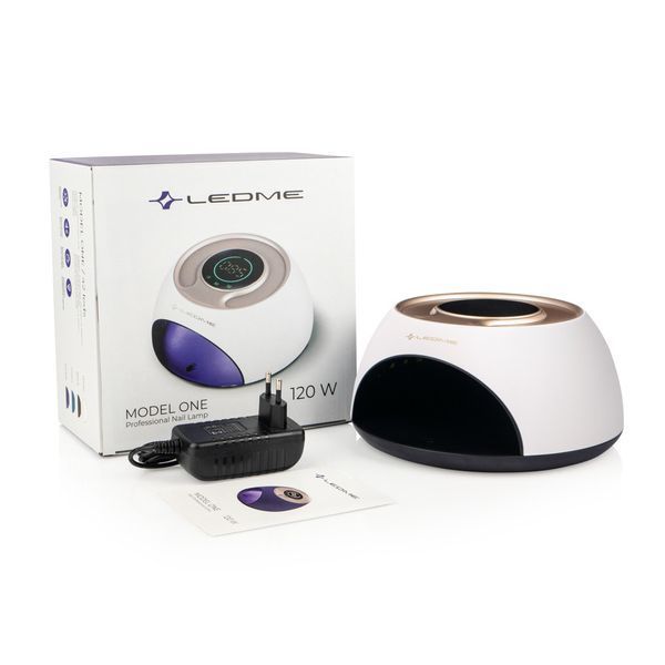 UV/LED-лампа для манікюру LEDME ONE, 120 Вт, Біла LEDME-1W фото