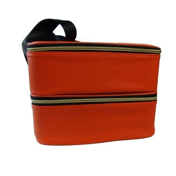Сумка для косметолога, визажиста 24246 (2 отделения, 40 х 29 х 21 см), Оранжевая Bag-246-OR фото