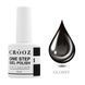 CROOZ ONE STEP GEL POLISH 3 в 1 (база, колір, топ) #1, 8 мл CROOZ-31-01 фото 1