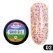 Гель-краска Global Fashion Sand Gel 02, 5 г 15667 фото 1