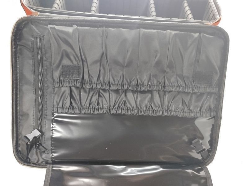 Сумка для косметолога, визажиста 24246 (2 отделения, 40 х 29 х 21 см), Оранжевая Bag-246-OR фото