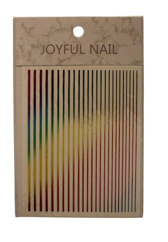 Смужки (стрічка) для нігтьового дизайну JOYFUL Nail, Хамелеон Gf-NAILJF-06 фото