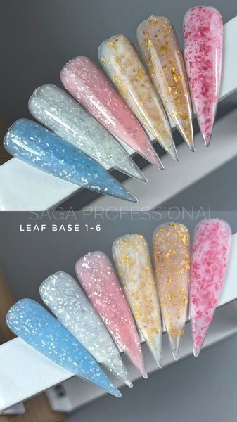 Базове покриття з поталью SAGA Professional Leaf Base #10, 9 мл SAGA-LEAF-10 фото