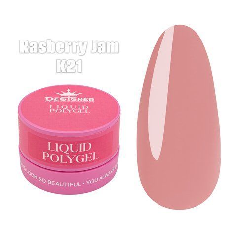 Рідкий полігель Designer Professional Liquid Polygel K21, в банці 30 мл DP-PL30-K21 фото