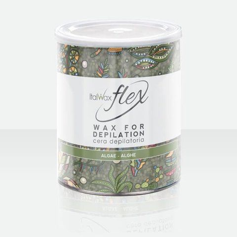 Теплый воск в банке Italwax FLEX Водоросли, 800 г. C_TIN800_AG_IT фото
