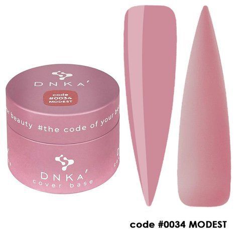 Универсальная камуфлирующая база DNKa&rsquo; Cover Base #034, Modest, 30 мл DN-034-30 фото