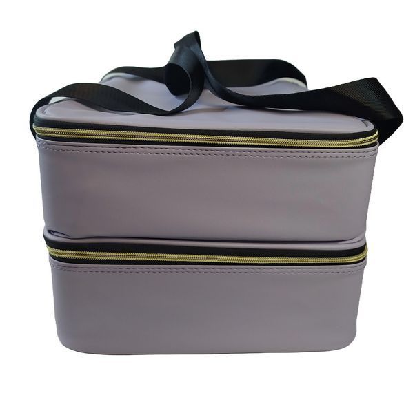 Сумка для косметолога, визажиста 24246 (2 отделения, 40 х 29 х 21 см), Сиреневая Bag-246-SI фото