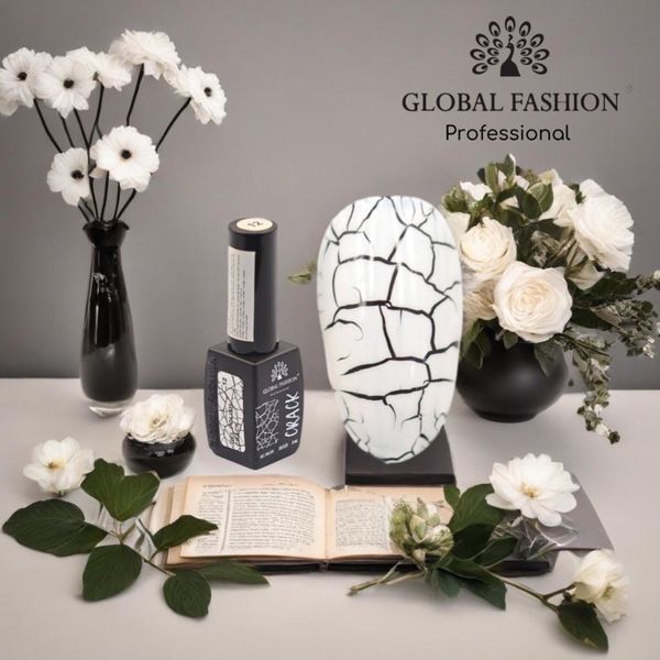 Гель-лак з ефектом кракелюру Global Fashion Crack #12, 8 мл 18222 фото