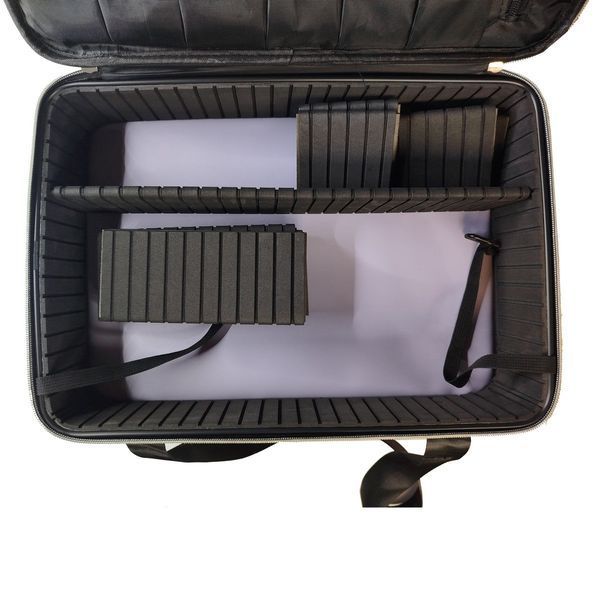 Сумка для косметолога, визажиста 24246 (2 отделения, 40 х 29 х 21 см), Сиреневая Bag-246-SI фото