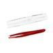 Пинцет для бровей STALEKS PRO EXPERT 11 TYPE 3 RED TE-11/3 TE-11/3r фото 5