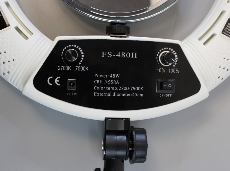 Кольцевая LED-лампа VERON-FS-480II, 45 см, 48 Вт VER-FS-480II фото