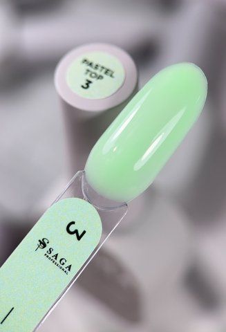 Кольорове топове покриття SAGA Top Pastel #3, 10 мл SAGA-TOP-PAS3 фото