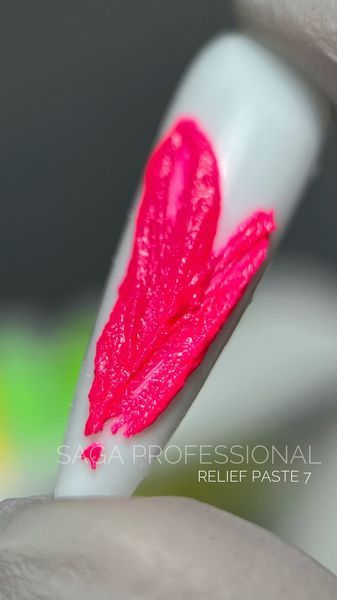 Гель-паста для дизайна ногтей SAGA Professional Relief Paste #7, 5 мл SG-PASR-07 фото