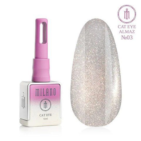 Гель-лак MILANO PREMIUM CAT EYE ALMAZ 03, 10 мл C-000011441 фото