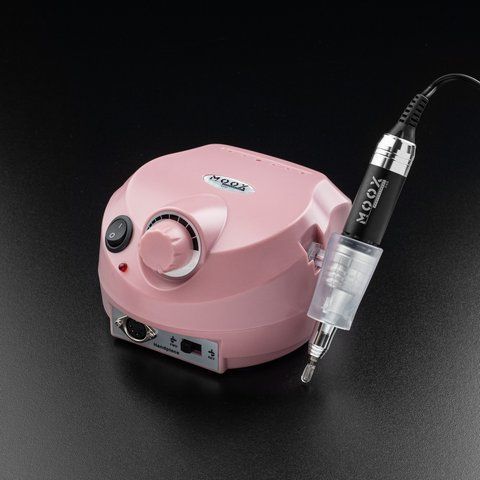 Фрезер для маникюра и педикюра MOOX X500 45 000 об/мин 65 W Рожевий Moox-500-R фото