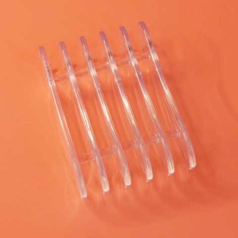 Подставка для маникюрніх кистей на 5 шт, Прозрачная PODS-6/1C фото