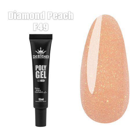 Полігель Designer Professional Polygel F49, 15 мл DP-POL15-F49 фото