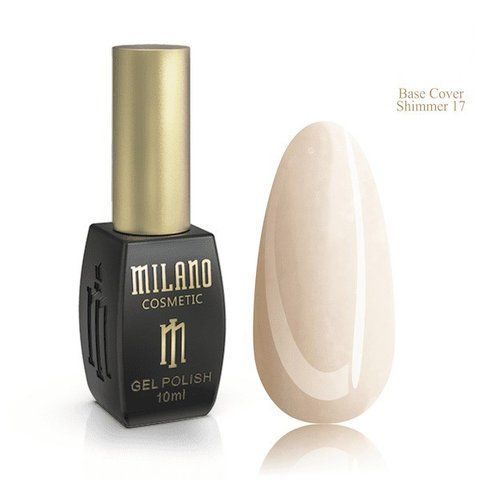 Базовое цветное покрытие с шиммером MILANO Color Shimmer Base 17, 10 мл C-000001012 фото