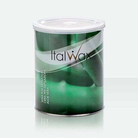Теплый воск в банке Italwax Алоэ, 800 г. C_TIN800_AL_IT фото