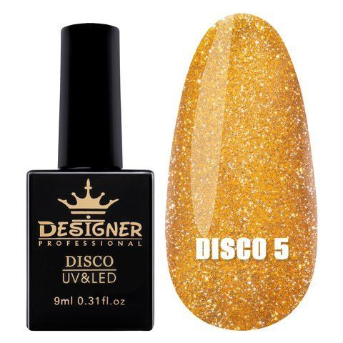 Гель-лак Designer Professional Disco Gel Polish, 9 мл, 05 DP-DGP-05 фото