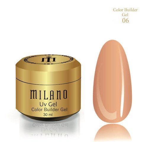 Гель для нарощування Milano Color Builder Gel 06, 30 мл С-000009510 фото