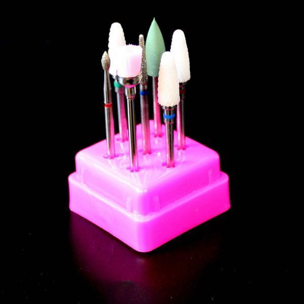 Набір насадок для манікюрного фрезераStarlet Professional, 6 шт + щіточка SET- STP-6 фото