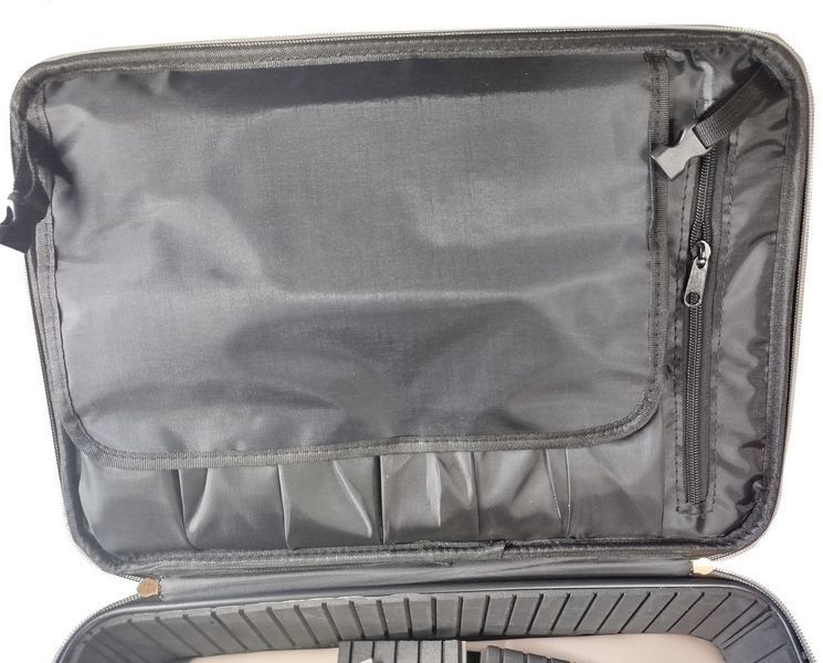 Сумка для косметолога, визажиста 24246 (2 отделения, 40 х 29 х 21 см), Бежевая Bag-246-BG фото