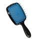 Гребінець HollowComb SUPERBRUSH PLUS, Чорний - Синій HC-BLK-B фото 1