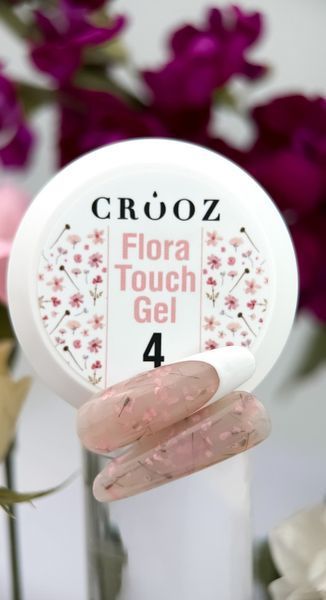 Гель для нарощування CROOZ BUILDER FLORA TOUCH GEL #4, 15 мл CR-FTOUCH-04 фото