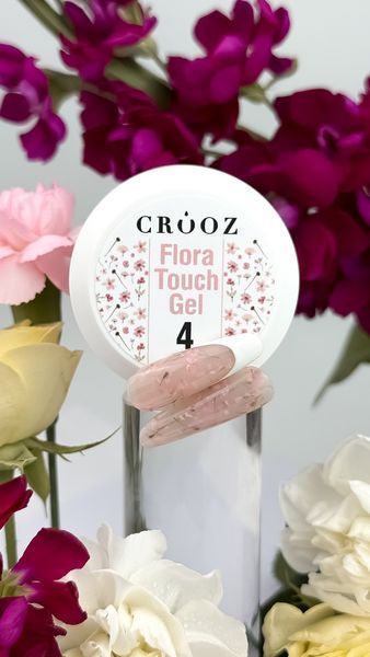 Гель для нарощування CROOZ BUILDER FLORA TOUCH GEL #4, 15 мл CR-FTOUCH-04 фото