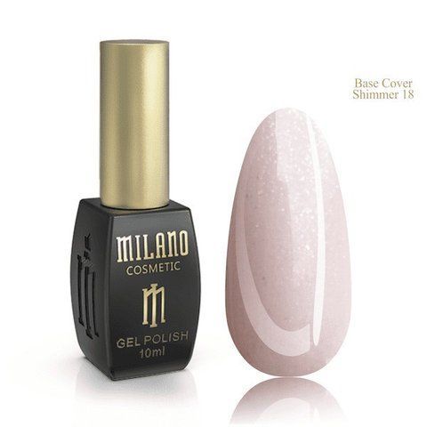 Базовое цветное покрытие с шиммером MILANO Color Shimmer Base 18, 10 мл C-000001013 фото
