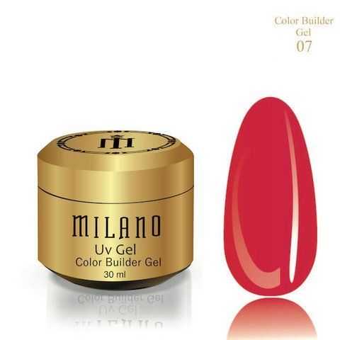 Гель для нарощування Milano Color Builder Gel 07, 30 мл С-000009511 фото